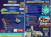 SENSATHON '24 Technical Festival Poster